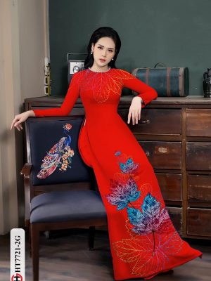 vai ao dai hinh la phong (2)